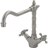 Lillian Shepherds Crook Sink Fienza Mixer - Brushed Nickel