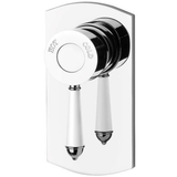 Nostalgia Shower / Wall Phoenix Mixer - Chrome/White