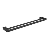Nero Pearl/Vitra Double Towel Rail 800mm - Matte Black