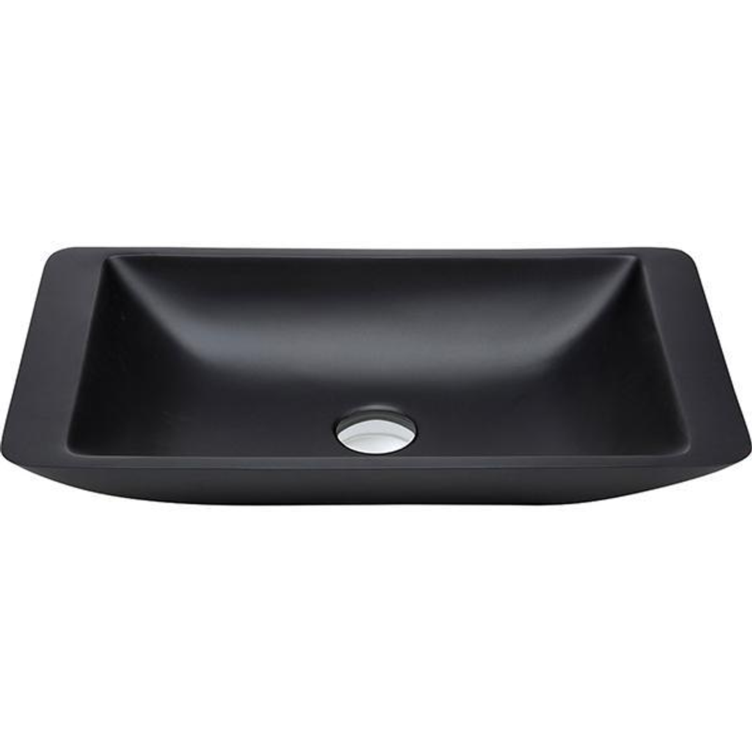 Classique 600 Above Counter Solid Surface Fienza Basin - Matte Black