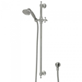 Lillian Fienza Shower On Rail - Brushed Nickel