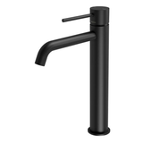 Vivid Slimline Vessel Phoenix Mixer Curved Outlet - Matte Black