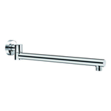 Aspire Unity Shower Wall Arm Swivel Round 380mm - Chrome