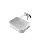 Luna Semi Recessed Caroma Basin  (Without Tap Landing)