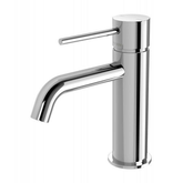 Vivid Slimline Basin Phoenix Mixer Curved Outlet - Chrome