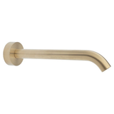 Kaya Wall Fienza Basin/ Bath 220mm Outlet - Urban Brass/Urban Brass