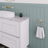 Lillian Fienza Towel Ring - Urban Brass