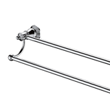 Lillian Double Fienza Towel Rail - Chrome