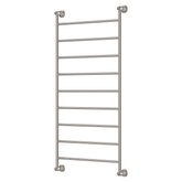Lillian Heated Fienza Towel Rail 9 Bars 600 X 1208 X 95mm - Brushed Nickel