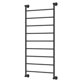 Lillian Heated Fienza Towel Rail 9 Bars 600 X 1208 X 95mm - Matt Black