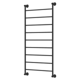 Lillian Heated Fienza Towel Rail 9 Bars 600 X 1208 X 95mm - Matt Black