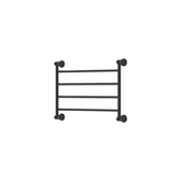 Lillian Heated Fienza Towel Rail 4 Bars 600 X 458 X 95mm - Matt Black