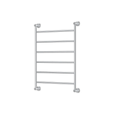 Lillian Heated Fienza Towel Rail 6 Bars 600 X 808 X 95mm - Chrome