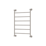 Lillian Heated Fienza Towel Rail 6 Bars 600 X 808 X 95mm - Brushed Nickel