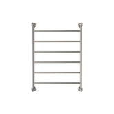 Lillian Heated Fienza Towel Rail 6 Bars 600 X 808 X 95mm - Brushed Nickel