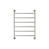 Lillian Heated Fienza Towel Rail 6 Bars 600 X 808 X 95mm - Brushed Nickel