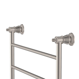 Lillian Heated Fienza Towel Rail 6 Bars 600 X 808 X 95mm - Brushed Nickel