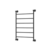 Lillian Heated Fienza Towel Rail 6 Bars 600 X 808 X 95mm - Matt Black