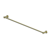 Greens Reason Single Towel Rail - Brushed Brass