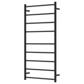 Fienza Isabella Heated Towel Rail 60120 Matte Black 9 Bars 600 X 1200 X 122Mm