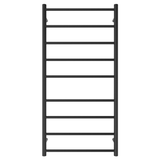 Fienza Isabella Heated Towel Rail 60120 Matte Black 9 Bars 600 X 1200 X 122Mm