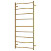 Fienza Isabella Heated Towel Rail 60120 Urban Brass 9 Bars 600 X 1200 X 122Mm