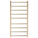 Fienza Isabella Heated Towel Rail 60120 Urban Brass 9 Bars 600 X 1200 X 122Mm