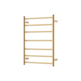 Fienza Isabella Heated Towel Rail 6080 Urban Brass 7 Bars 600 X 800 X 122Mm