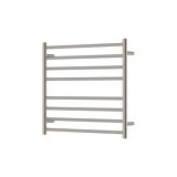 Fienza Isabella Heated Towel Rail 7570 Brushed Nickel 8 Bars 750 X 700 X 122Mm