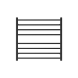 Fienza Isabella Heated Towel Rail 7570 Matte Black 8 Bars 750 X 700 X 122Mm