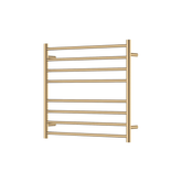Fienza Isabella Heated Towel Rail 7570 Urban Brass 8 Bars 750 X 700 X 122Mm