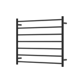Fienza Isabella Heated Towel Rail 9075 Matte Black 7 Bars 900 X 750 X 122Mm