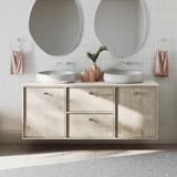 Kaya Hand Fienza Towel Ring - Matte White