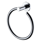 Kaya Hand Fienza Towel Ring - Chrome