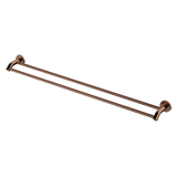 Kaya Double Fienza Towel Rail 900mm Brushed Copper