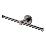 Kaya Double Fienza Toilet Roll Holder - Gunmetal