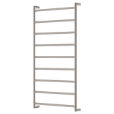 Kaya Round Heated Fienza Towel Rail 9 Bars 600 X 1200 X 100mm Brished Nickel