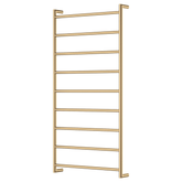 Kaya Round Heated Fienza Towel Rail 9 Bars 600 X 1200 X 100mm - Urban Brass