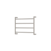 Fienza Kaya Round Heated Towel Rail 6045 4 Bars 600X450X100mm - Brushed Nickel