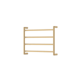 Kaya Round Heated Fienza Towel Rail 4 Bars 600 X 450 X 100mm - Urban Brass