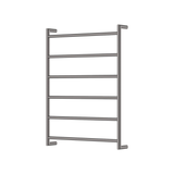 Kaya Round Heated Fienza Towel Rail 6 Bars 600 X 800 X 100mm - Gunmetal