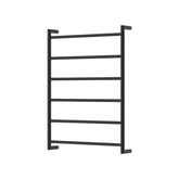 Fienza Kaya Round Heated Towel Rail 6 Bars 600 X 800 X 100mm - Matte Black
