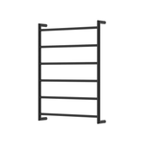 Fienza Kaya Round Heated Towel Rail 6080 6 Bars 600X800X100mm - Matte Black