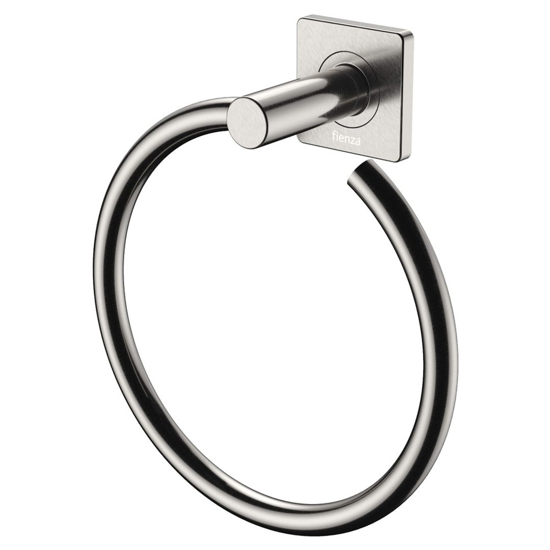 Fienza Sansa Towel Ring Brushed Nickel 83202Bn