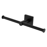 Fienza Sansa Double Toilet Roll Holder Matte Black 83209Mb