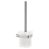 Fienza Tono Toilet Brush And Holder Brushed Nickel