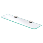 Fienza Tono Glass Shelf 500Mm Brushed Nickel