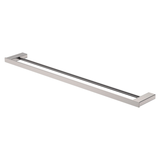 Fienza Tono 810Mm Double Towel Rail Brushed Nickel