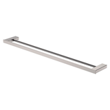 Fienza Tono 810Mm Double Towel Rail - Brushed Nickel
