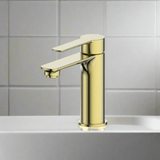 Astro II Basin Greens Mixer - Brushed Brass